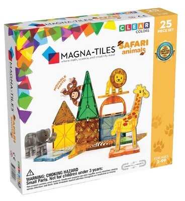 Magna Tiles Safari Animals 25 Piece Set