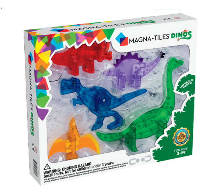 Magna Tiles Dinos 5 Piece Set