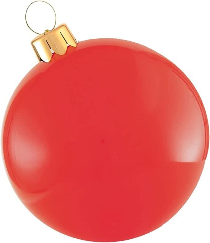 Holiball 18" Classic Red Inflatable Ornament