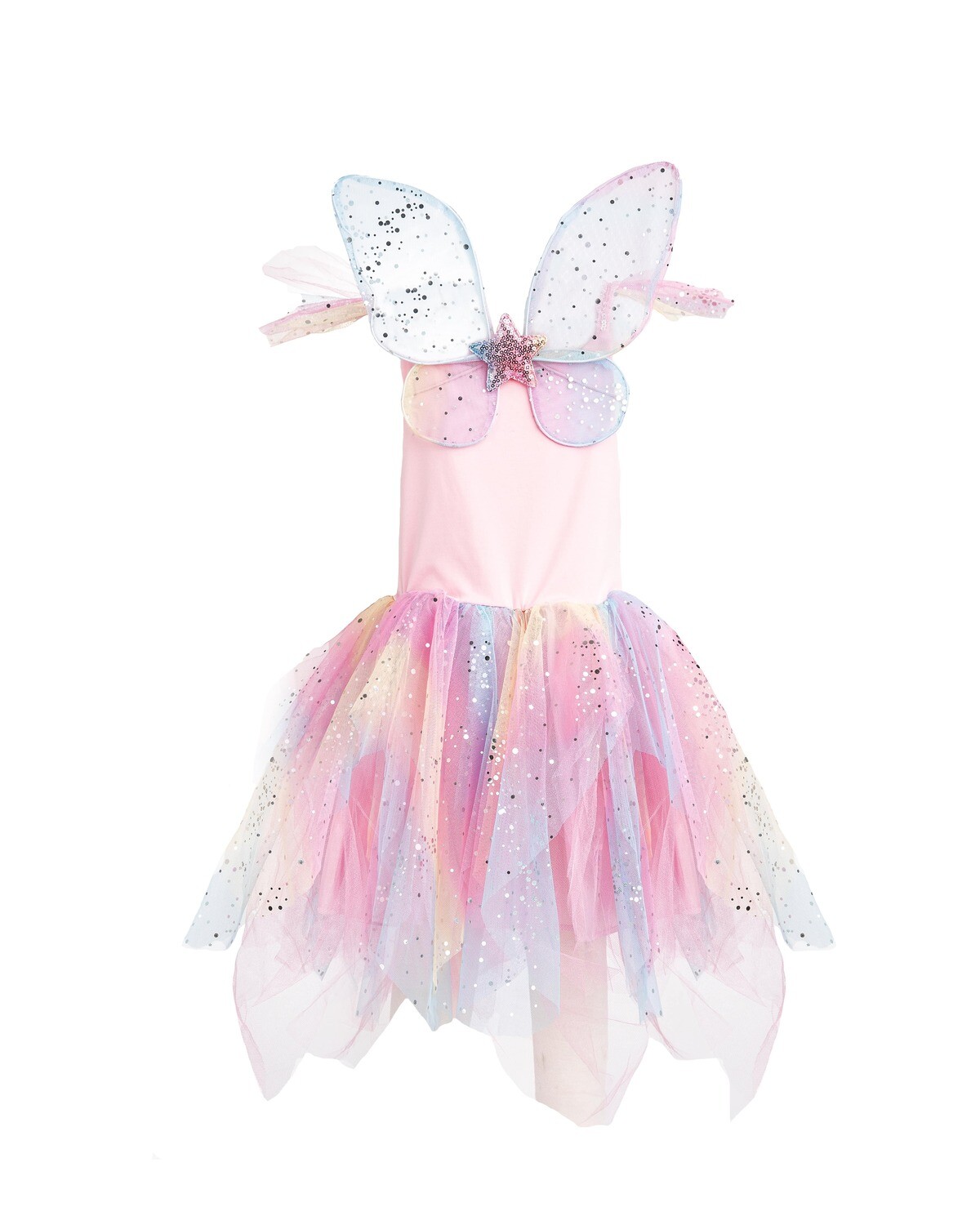 GP Rainbow Fairy Dress & Wings, Multi, Size 3-4