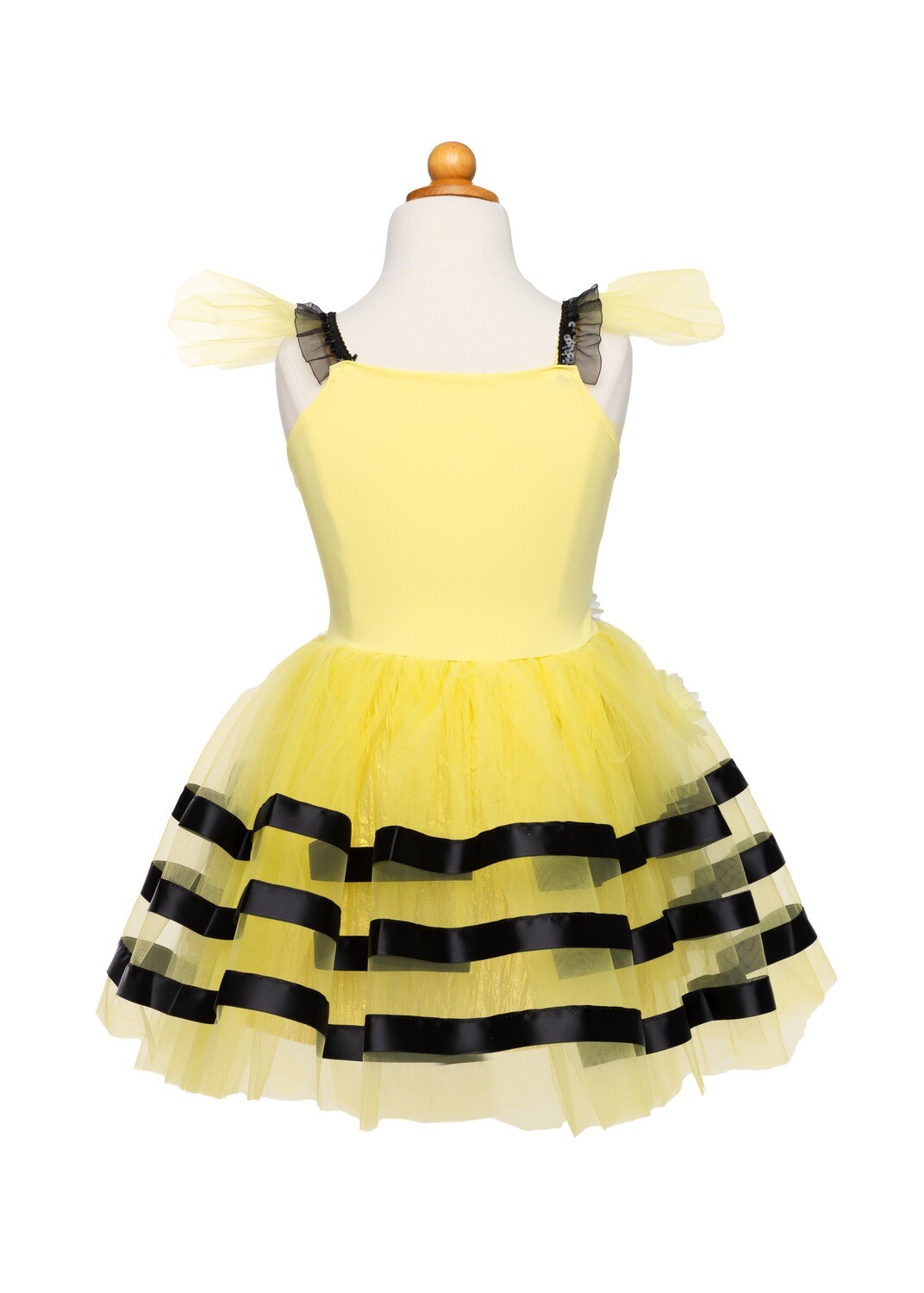 GP Bumble Bee Dress & Headband, Yellow/Black, Size 3-4