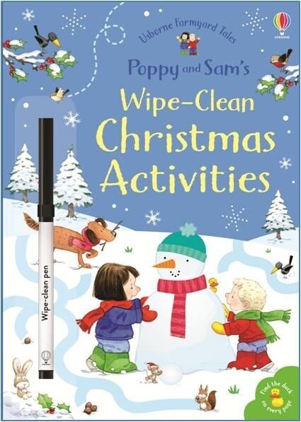 Usborne Poppy and Sam Little Wipe Clean Christmas Activities