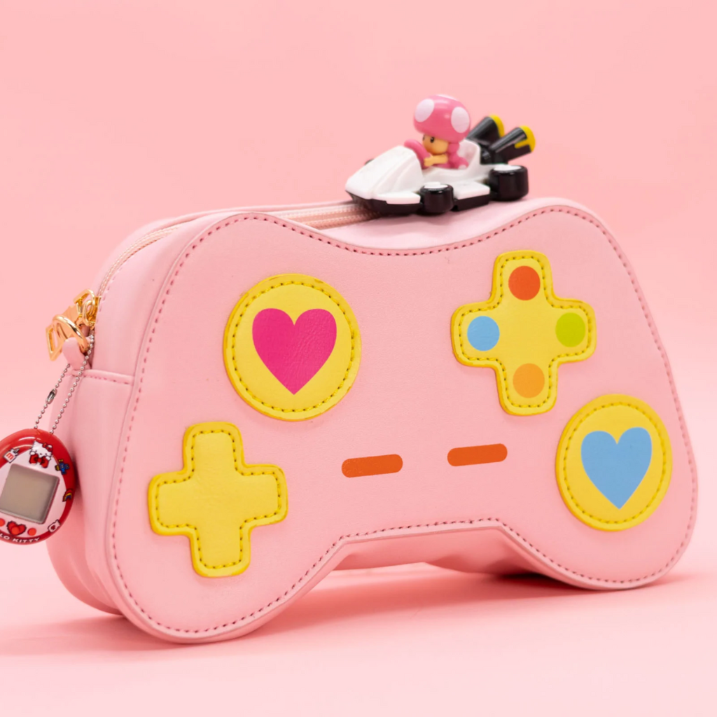 Bewaltz One More Level Game Controller Purse- Pink
