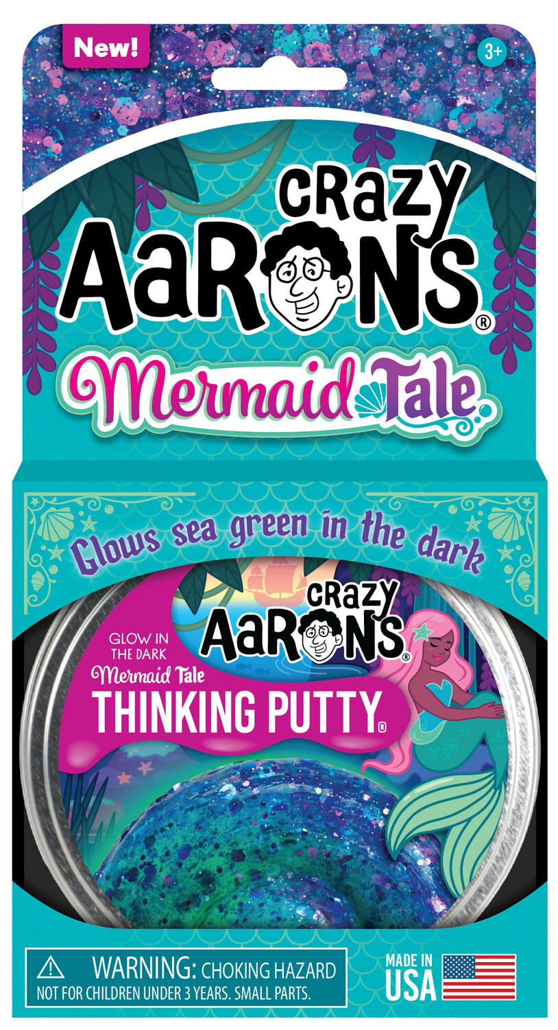 Crazy Aaron's Mermaid Tale 4" Thinking Putty
