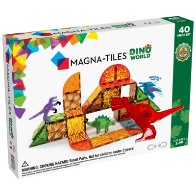 Magna Tiles Dino World 40 Piece Set