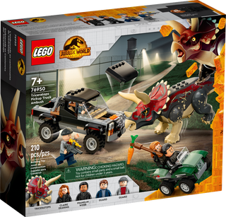 Lego 76950 Jurassic World Triceratops Pickup Truck Ambush