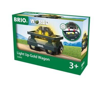 Brio Light Up Gold Wagon