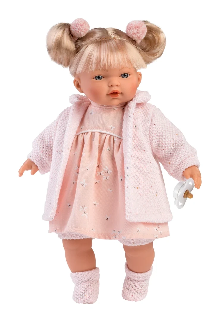 Llorens 33128 Taylor 13" Soft Body Crying Baby Doll