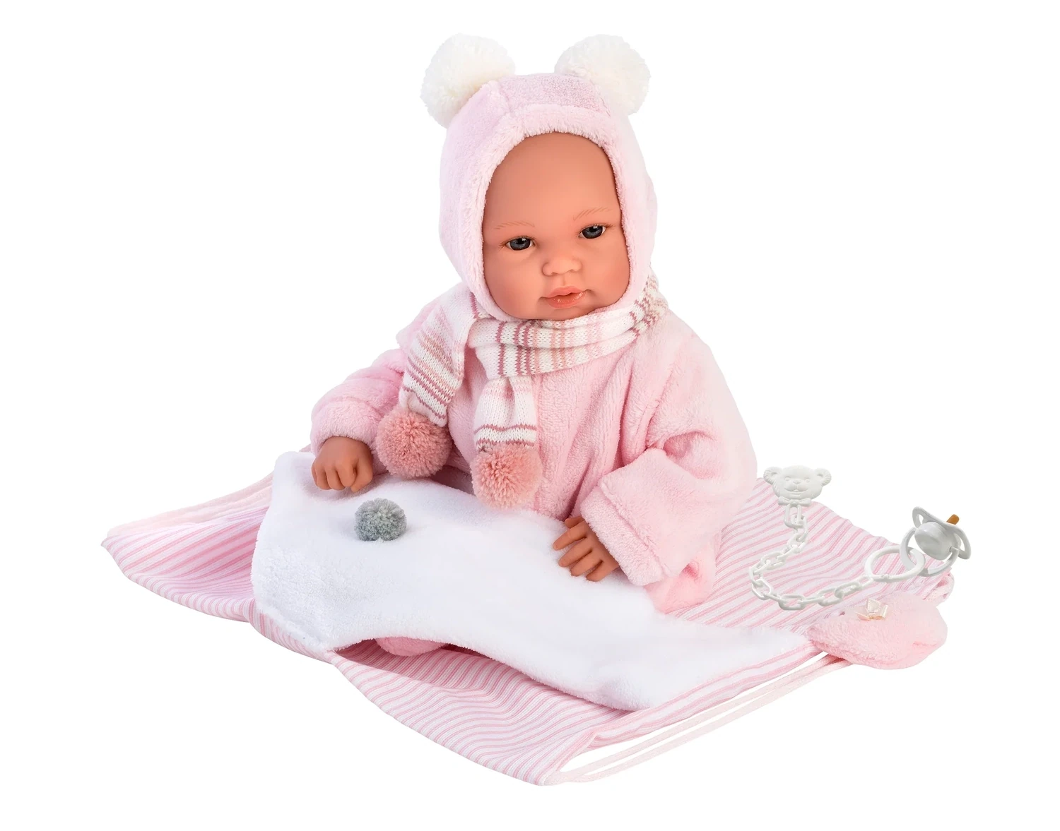 Llorens 63634 Amelia 14" Crying New Born Doll w/Blanket