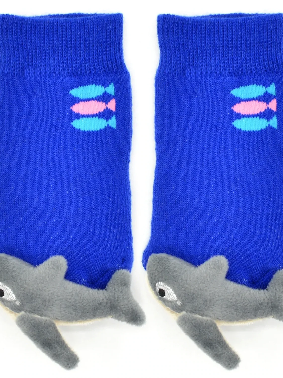 Blue Shark Boogie Toes Rattle Socks 0 - 1 Y