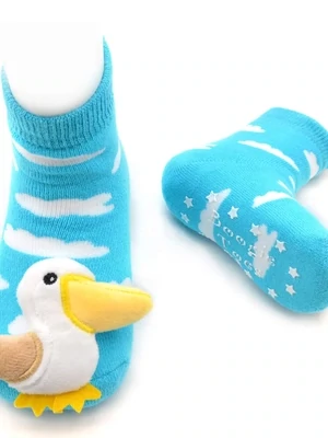 Baby Pelican Boogie Toes - Baby Rattle Socks 0 - 1 Y