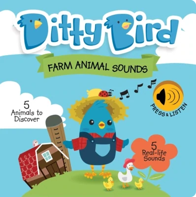 DITTY BIRD Sound Book: Farm Animal Sounds