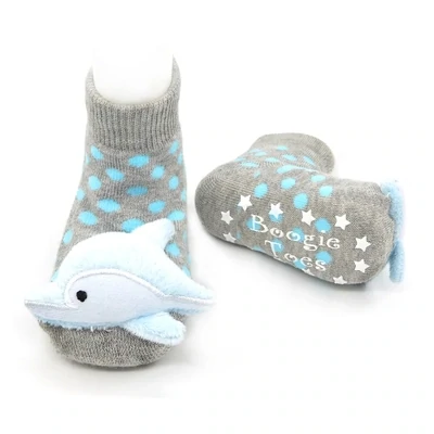 Baby Dolphin Boogie Toes Rattle Socks 1 - 2 Y