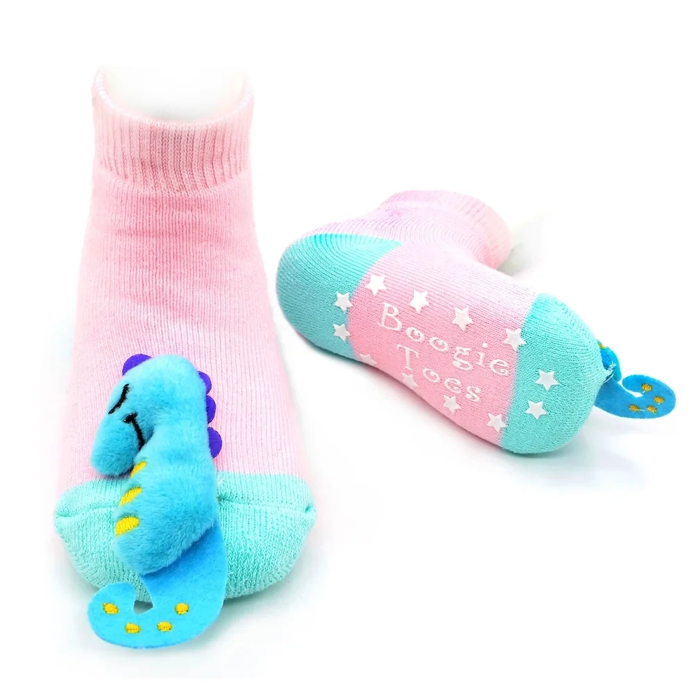 Seahorse Boogie Toes Rattle Socks 0 - 1 Y