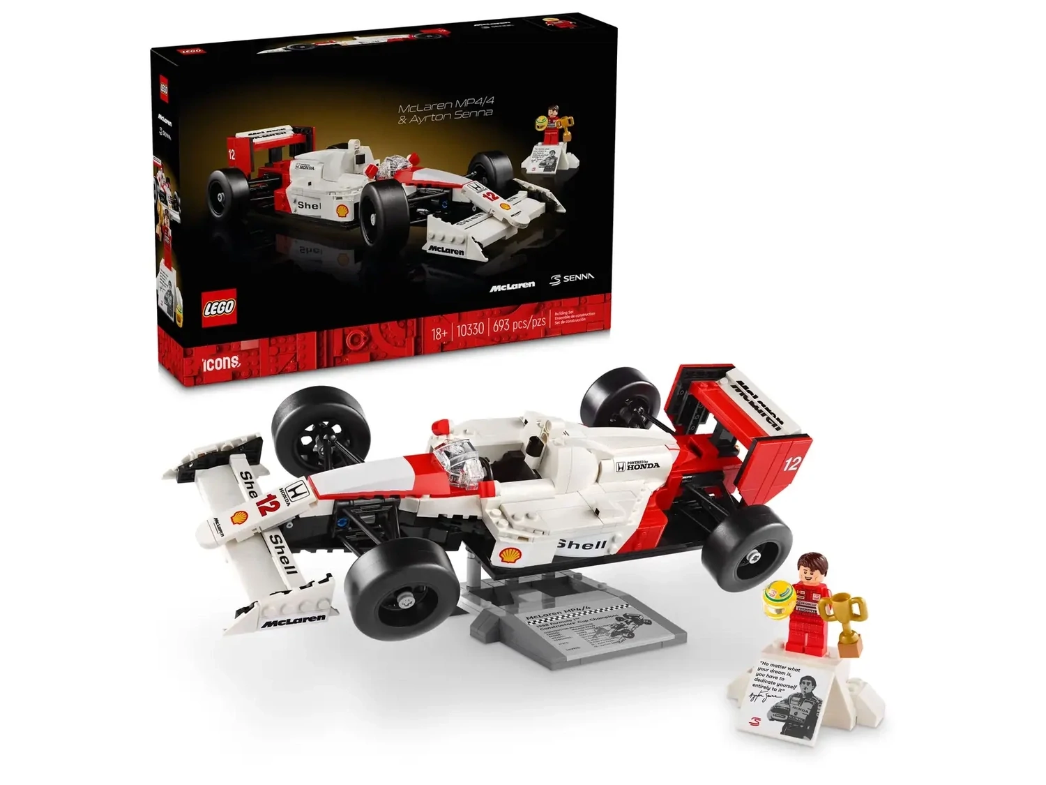 LEGO 10330 Technic McLaren MP4/4 &amp; Ayrton Senna