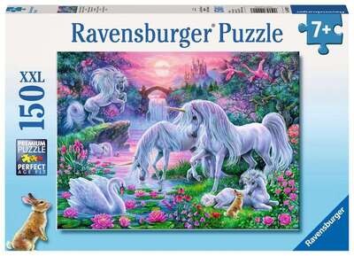 10021 Unicorns in the Sunset Glow 150 pc Puzzle