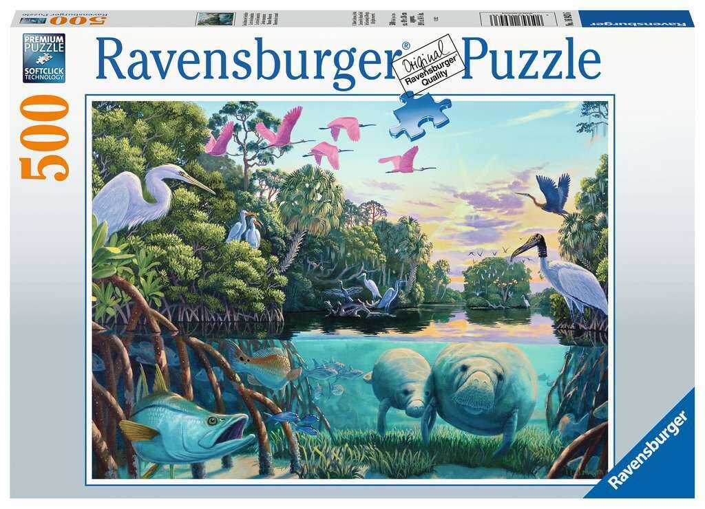 12000044 Manatee Moments 500 pc Puzzle