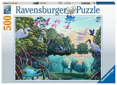 12000044 Manatee Moments 500 pc Puzzle