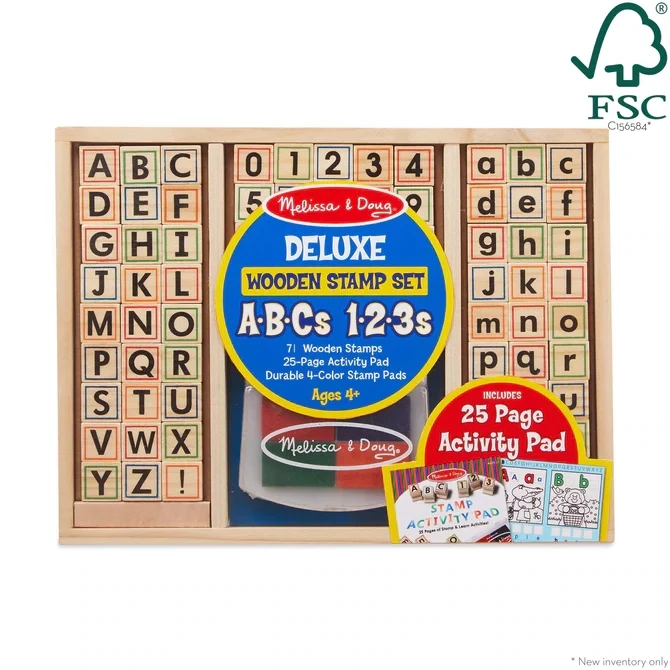 MD 30118 Deluxe Wooden Stamp Set