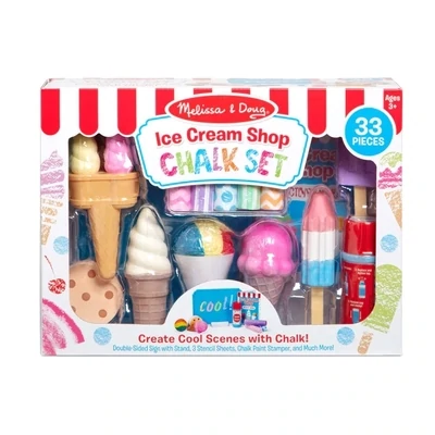 MD 30622 Ice Cream Shop Chalk Set