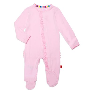 Magnetic Me Bermuda Breeze Footie With Ruffles NB