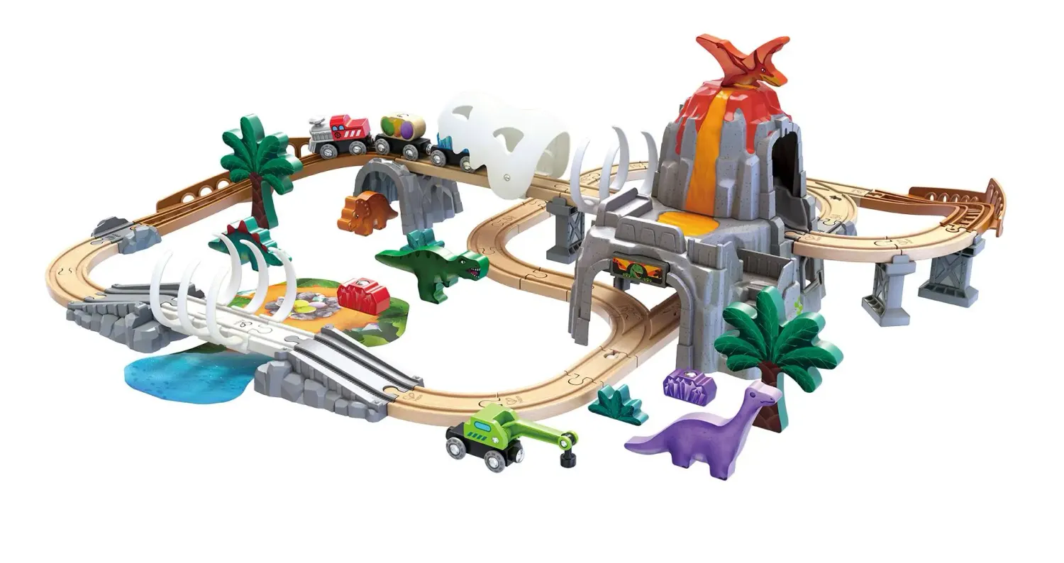 Hape Dino Railway Adventure Set
