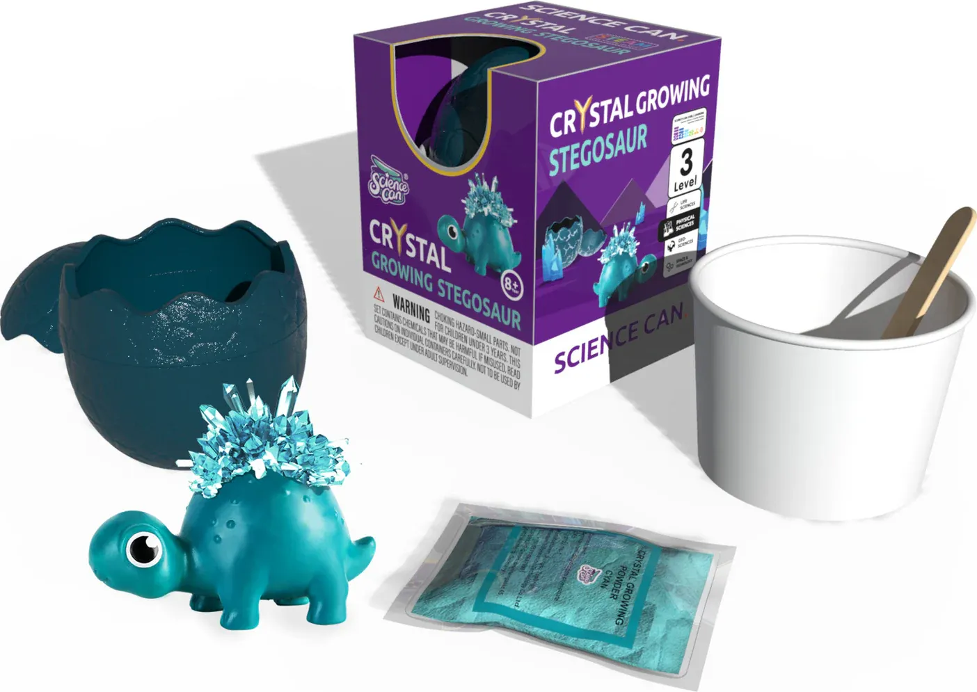 Crystal Dinosaur Growing Kit Stegosaur