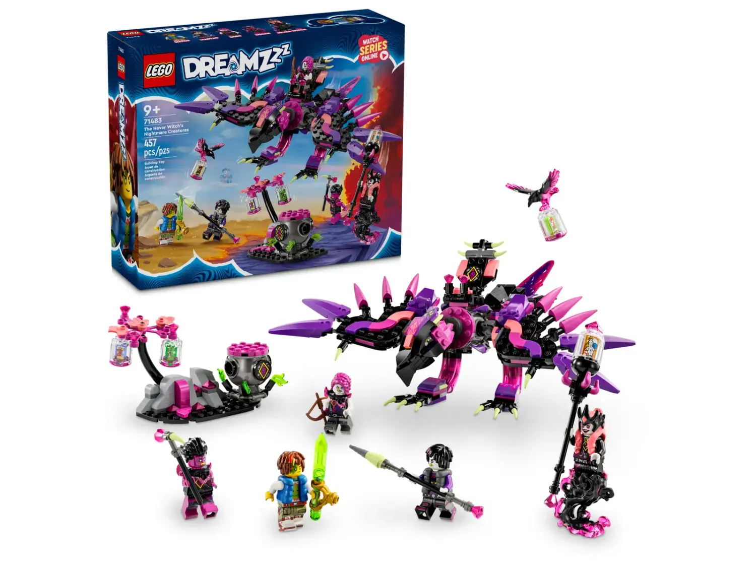 Lego 71483 Dreamzzz The Never Witch&#39;s Nightmare Creatures