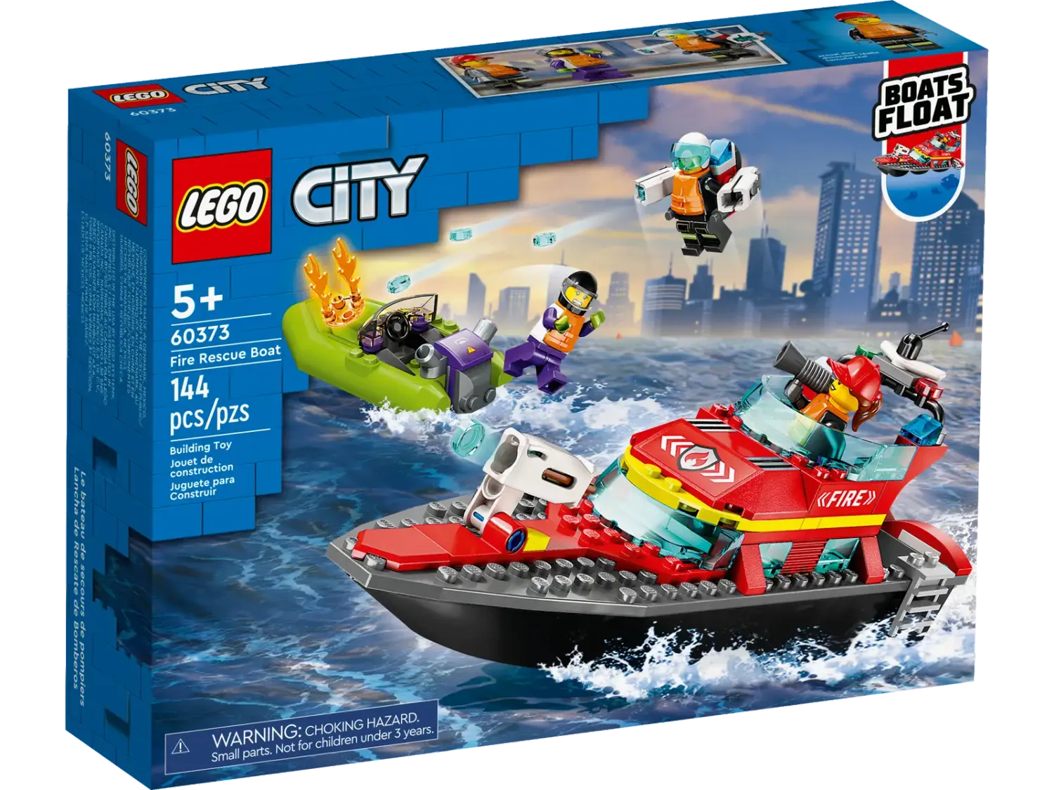 Lego City 60373 Fire Rescue Boat