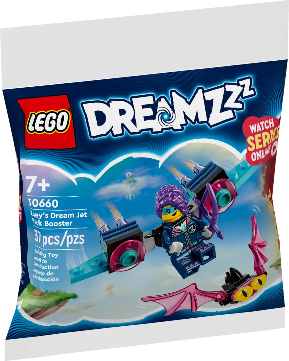 LEGO 30660 DREAMZZZ ZOEY&#39;S DREAM JET PACK BOOSTER &amp; Z-BLOB AND BUNCHU SPIDER ESCAPE
