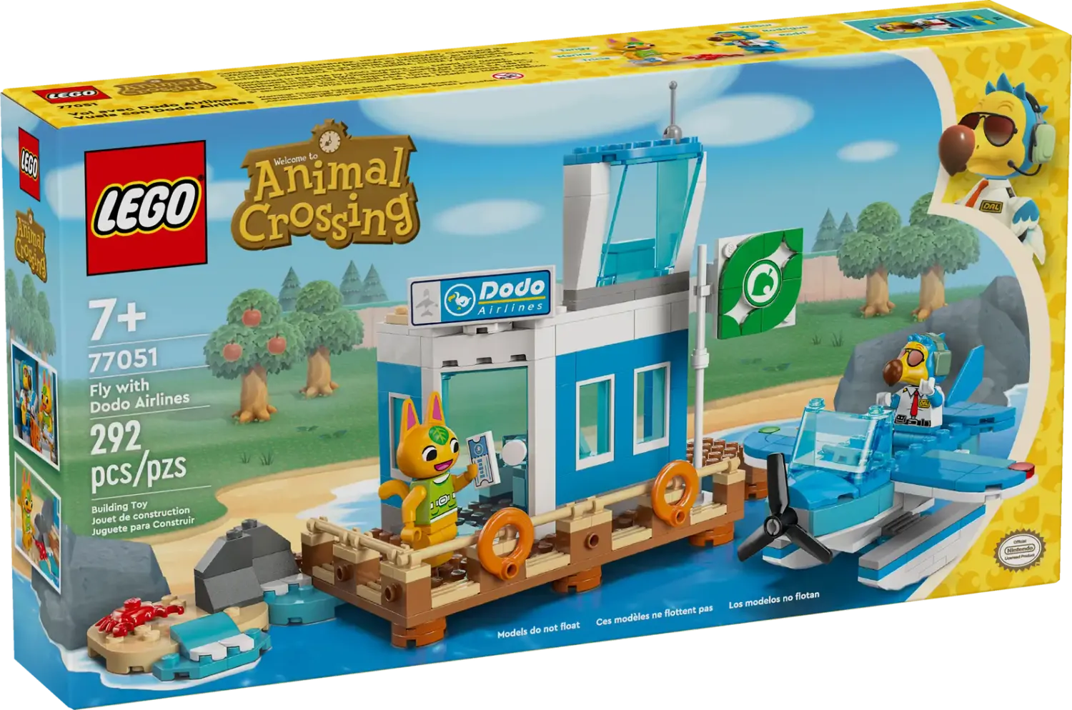 LEGO 77051 ANIMAL CROSSING FLY WITH DODO AIRLINES