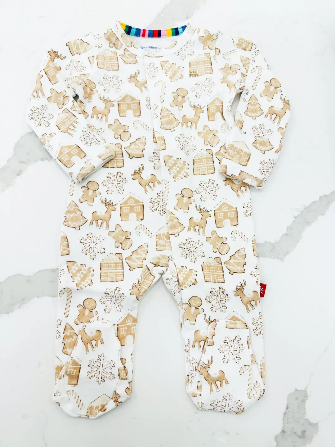 Magnetic Me Gingerbread Lane Oc Footie 6-9M