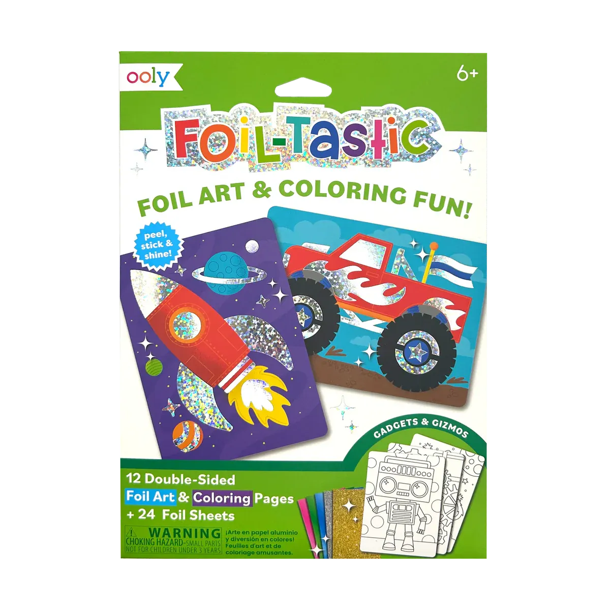 Ooly Foil-tastic: Foil Art &amp; Coloring Fun - Gadgets &amp; Gizmos