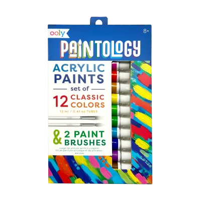 Ooly Paintology: Acrylic Paints - Classic Colors