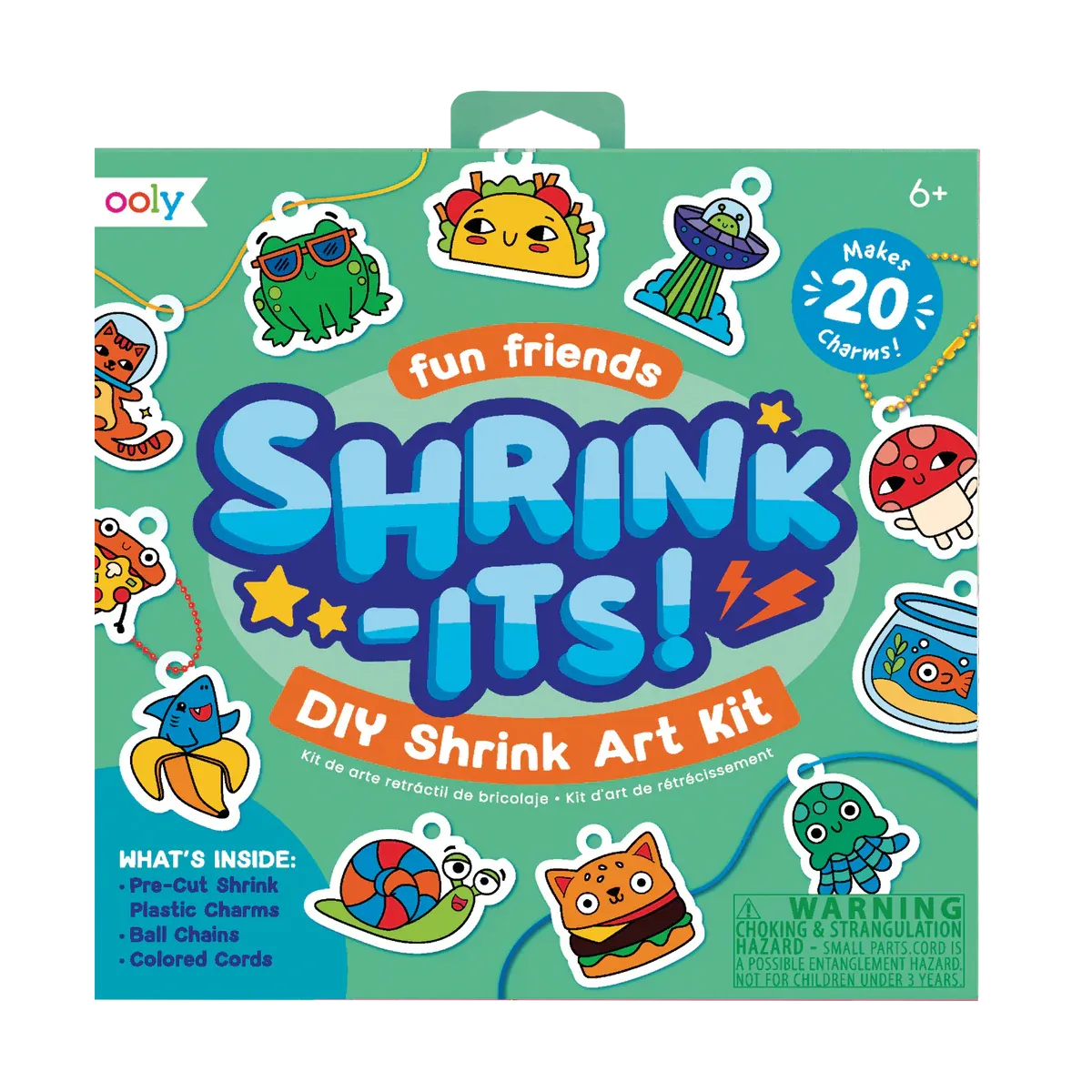 Ooly Shrink-Its!: D.I.Y. Shrink Art Kit - Fun Friends