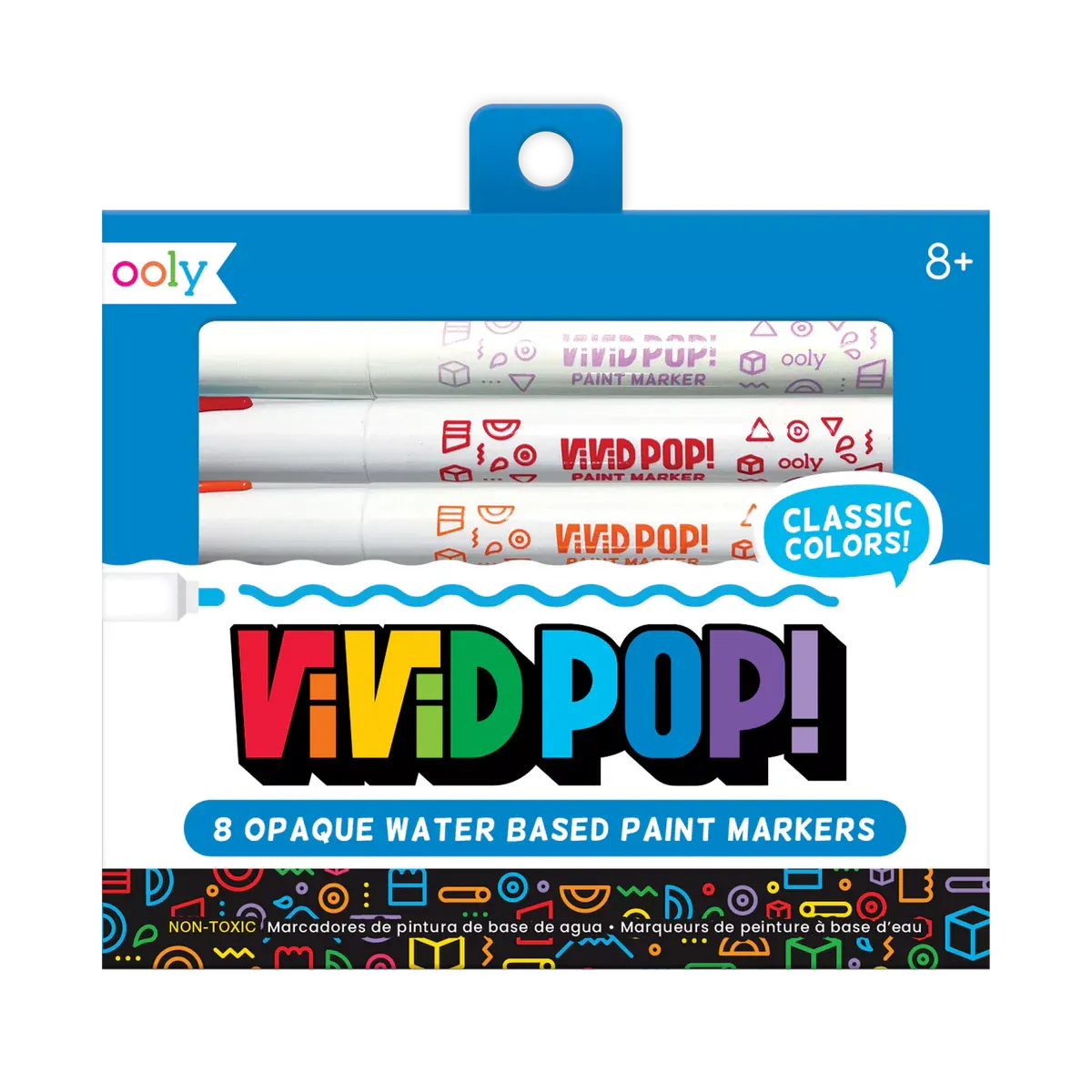 Ooly Vivid Pop! Water Based Paint Markers