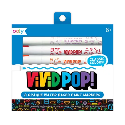 Ooly Vivid Pop! Water Based Paint Markers