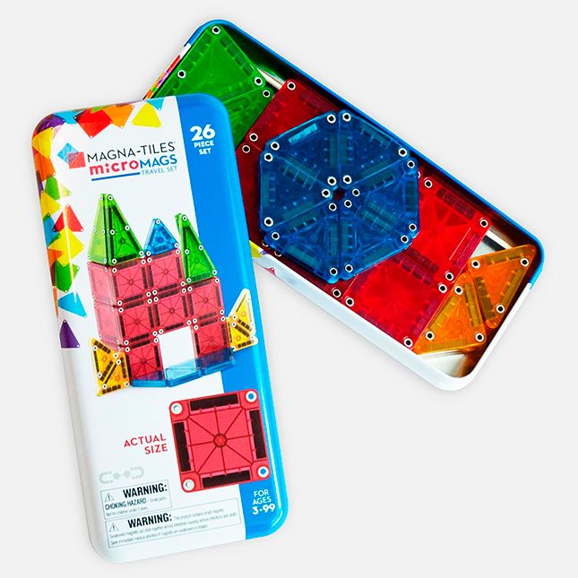 Magna Tiles MicroMAGS 26-Piece Travel Set