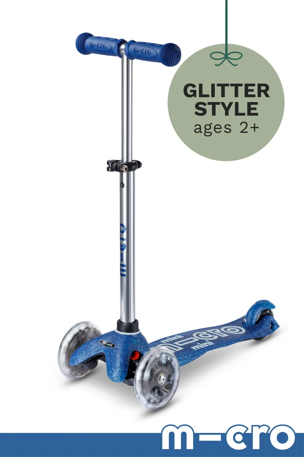 Micro Kickboard Micro Mini Glow Plus LED Frosty Pink