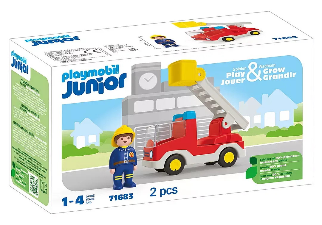 Playmobil 71683 Junior: Ladder Unit Fire Truck