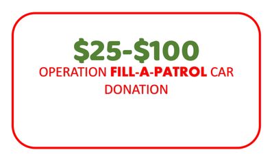 Fill-A-Patrol Car Donation
