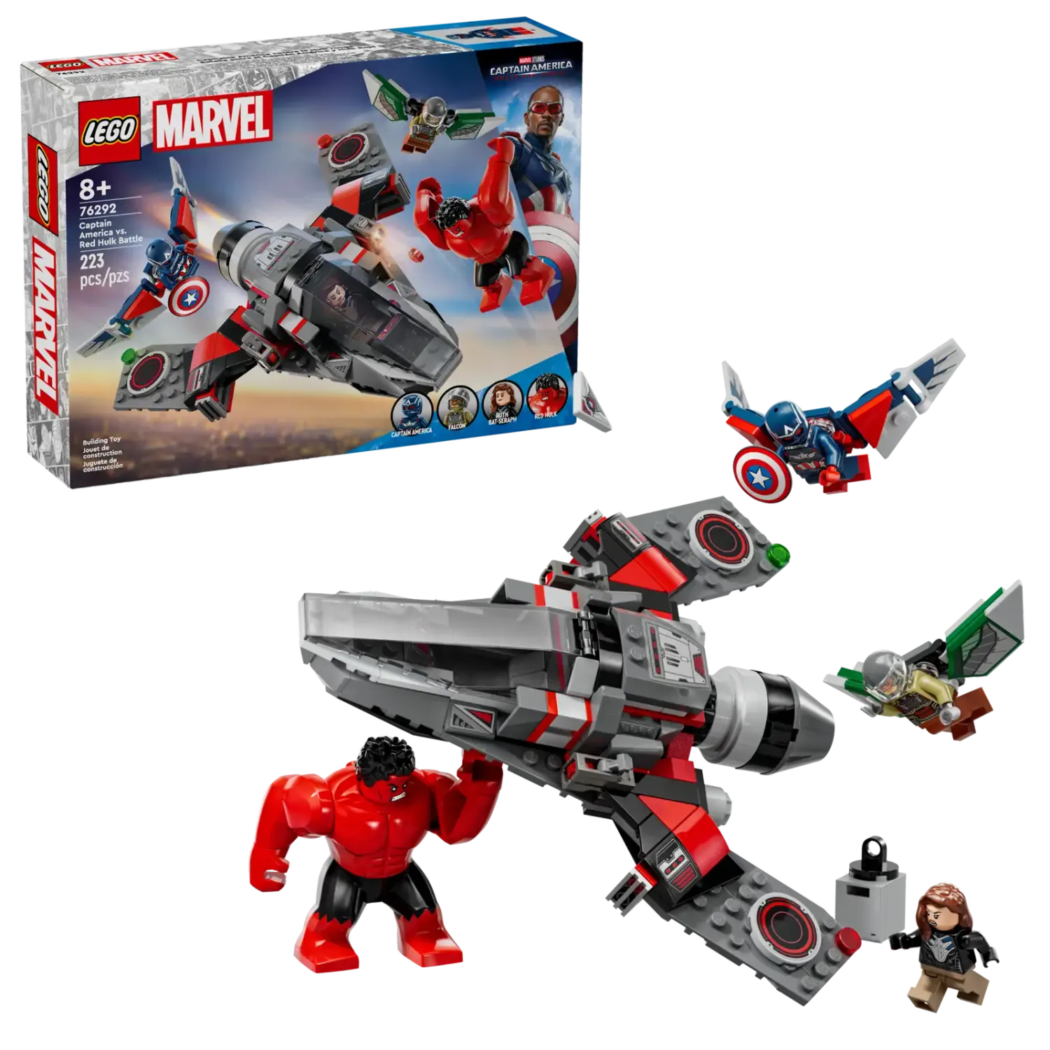 Lego Marvel 76292 Captain America vs. Red Hulk Battle