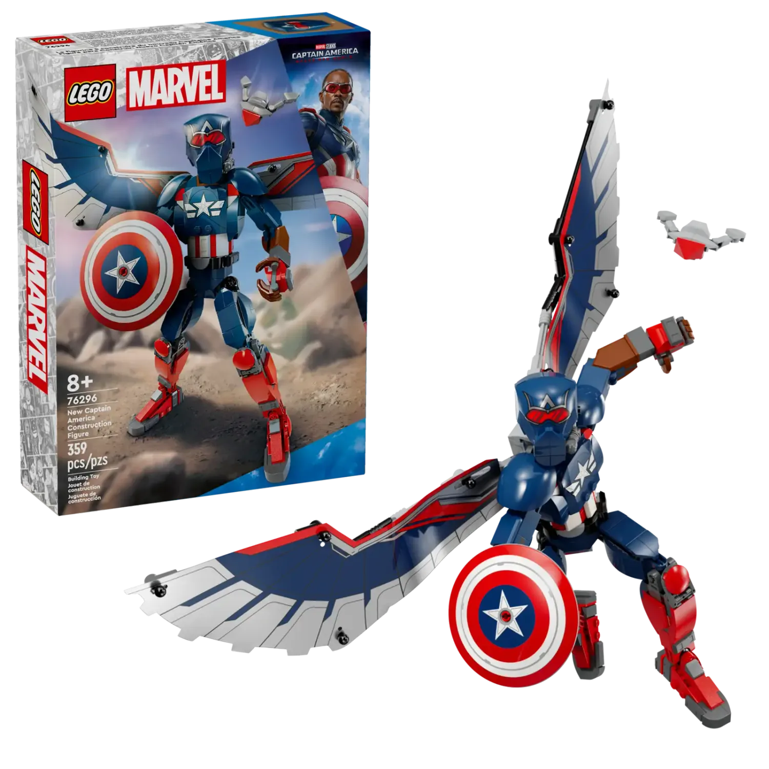 LEGO MARVEL 76296 NEW CAPTAIN AMERICA CONSTRUCTION FIGURE
