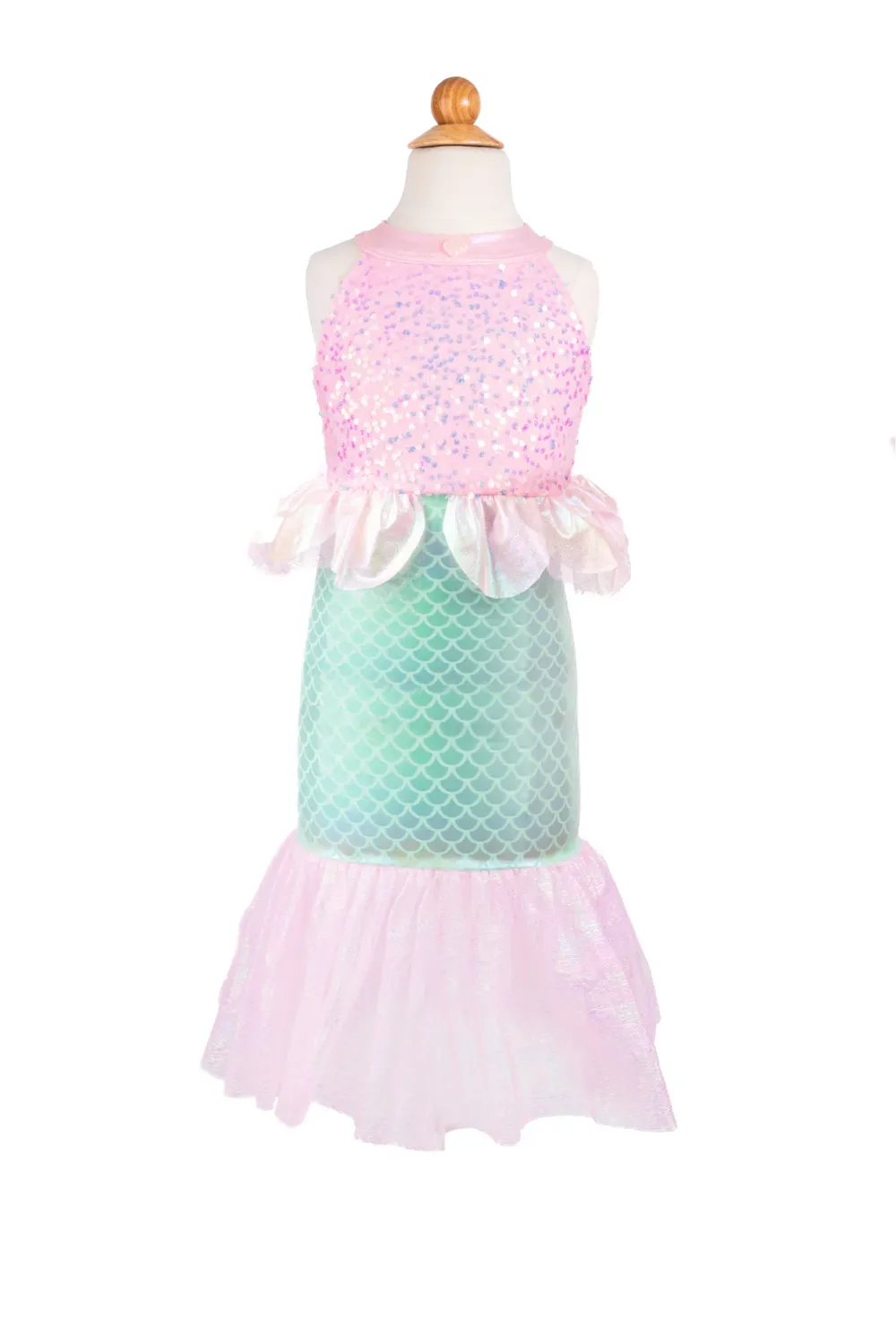 Great Pretenders Misty Mermaid Dress Pink, Size 3-4