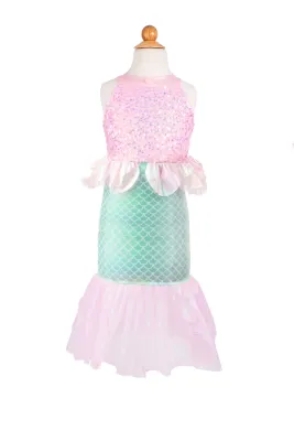 Great Pretenders Misty Mermaid Dress Pink, Size 3-4