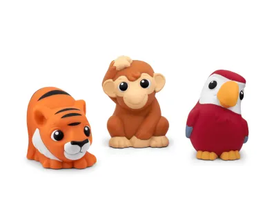 Soft Tonies: Jungle Set - Monkey, Parrot and  Tiger