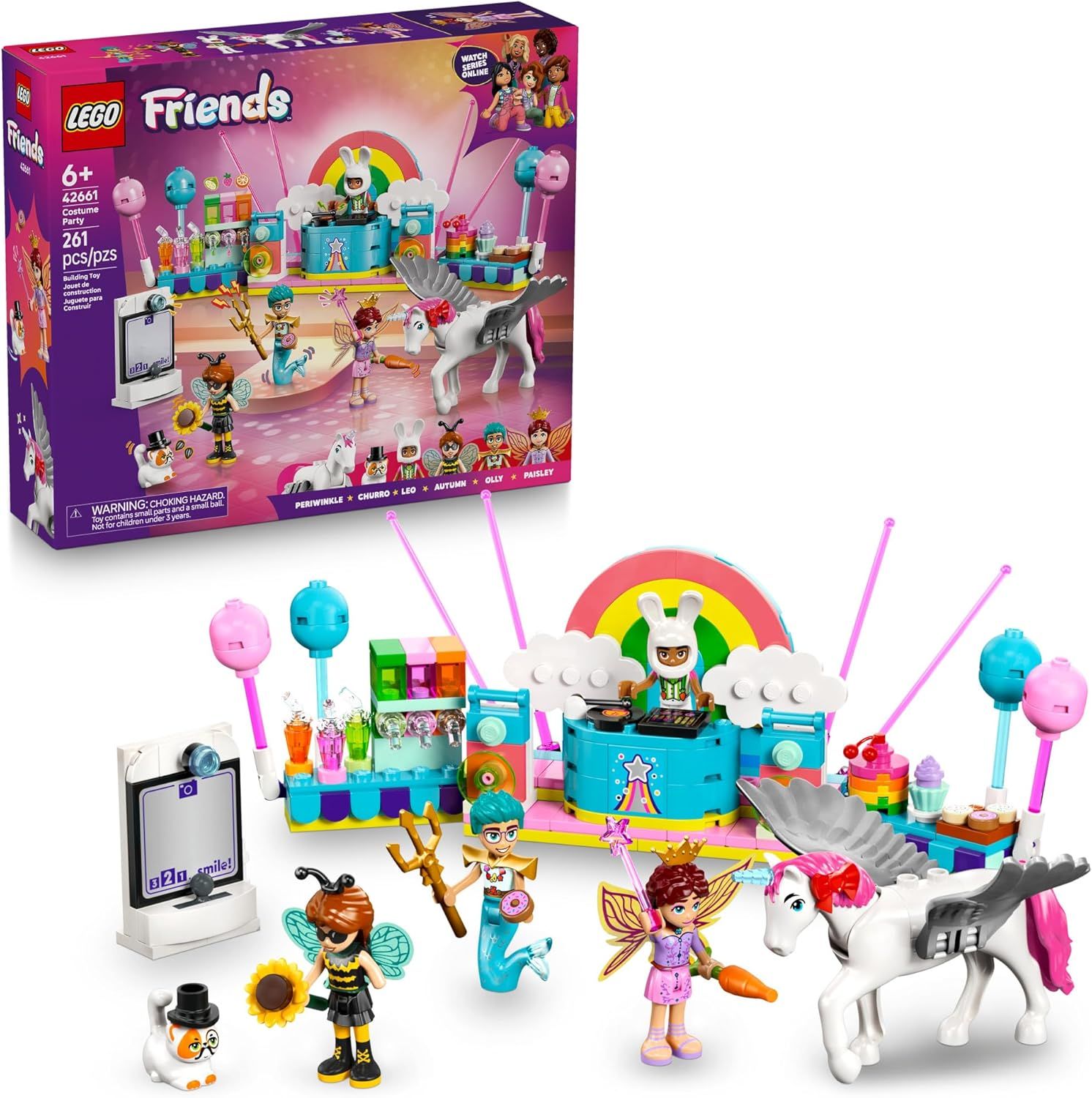 LEGO 42661 FRIENDS COSTUME PARTY WITH UNICORN &amp; FAIRY