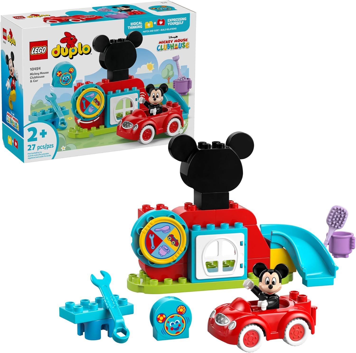 LEGO 10454 DUPLO MICKEY MOUSE CLUBHOUSE &amp; CAR
