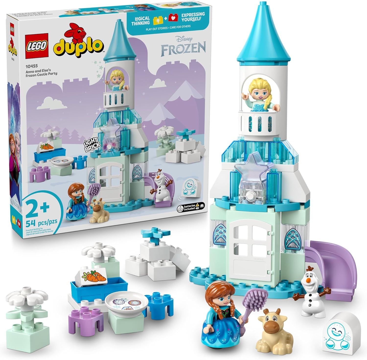 LEGO 10455 DUPLO ANNA AND ELSA&#39;S FROZEN CASTLE PARTY