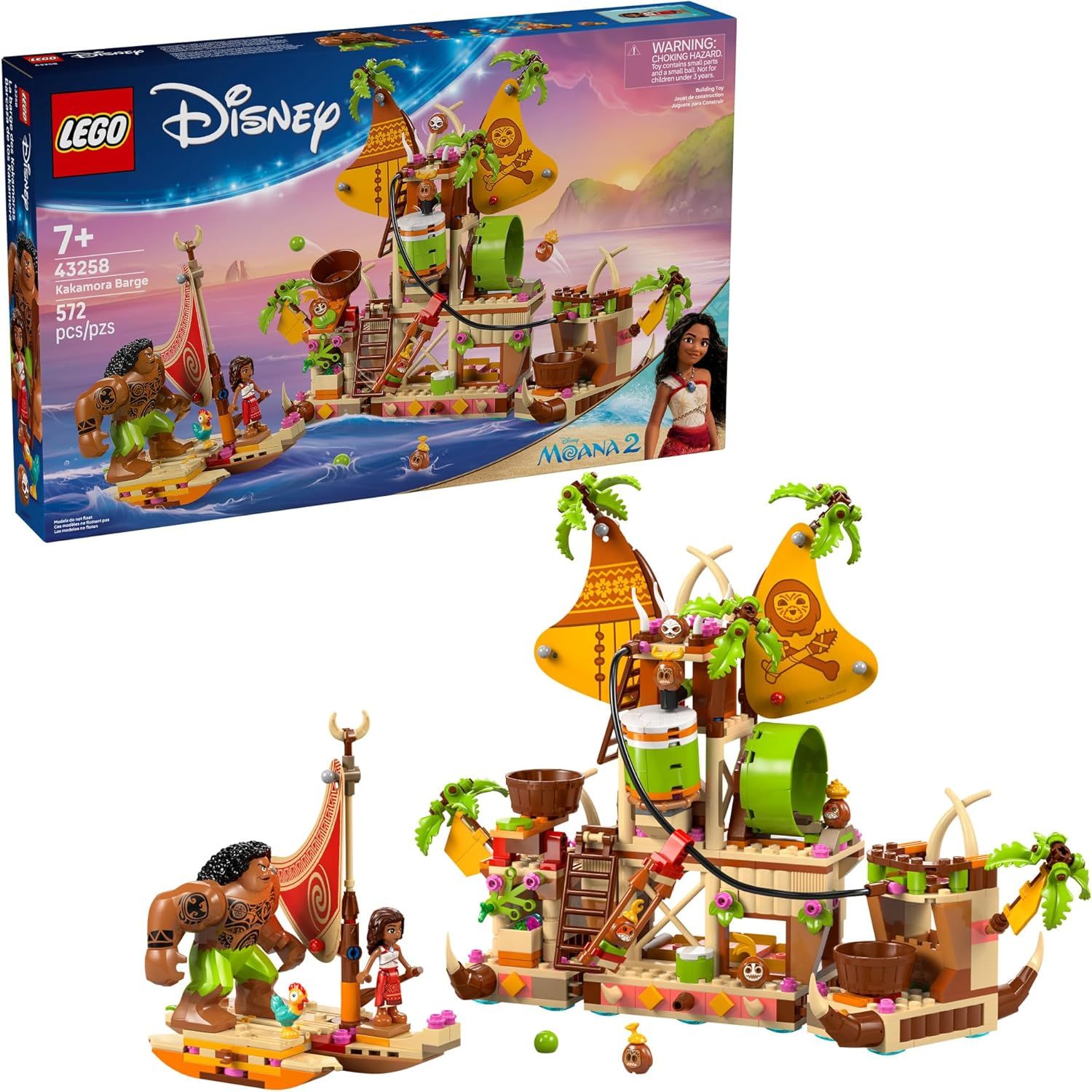 LEGO 43258 DISNEY FRIENDS KAKAMORA BARGE